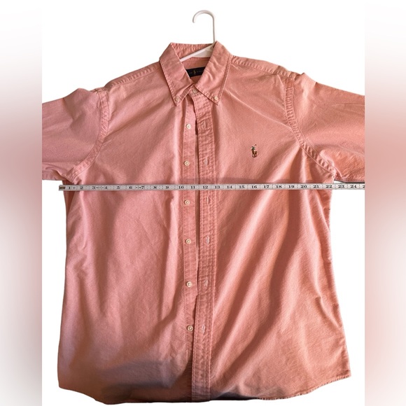 Polo Ralph Lauren Casual Button Down Shirt, Men's L Pastel Orange - Picture 6 of 6